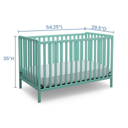  Delta Children Heartland 4-in-1 Convertible Crib, (Choose Your Finish)