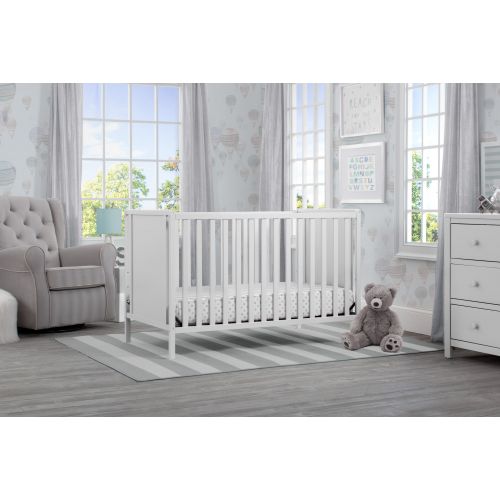  Delta Children Hudson 4-in-1 Convertible Crib, Grey