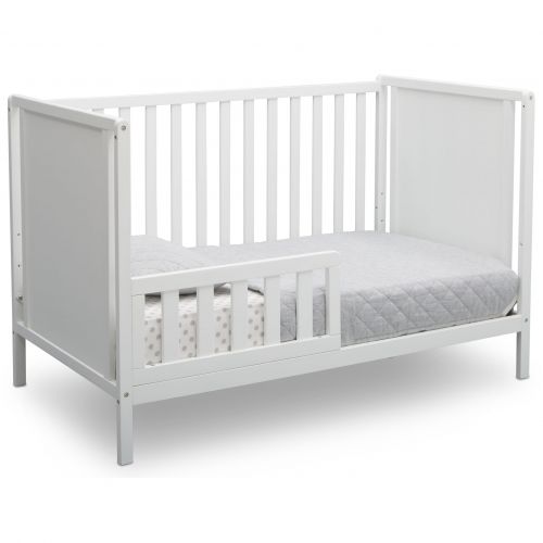  Delta Children Hudson 4-in-1 Convertible Crib, Grey