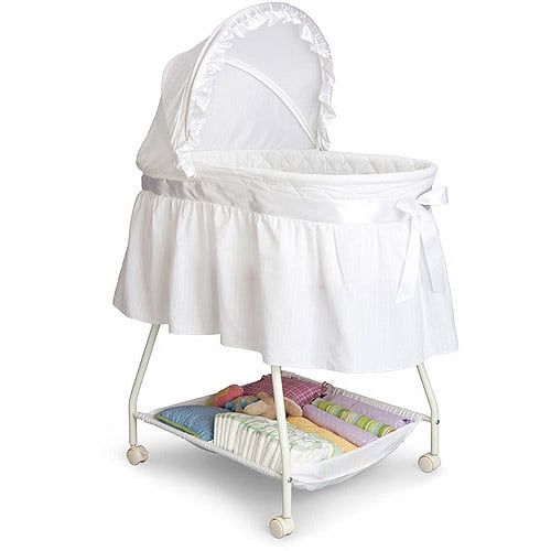  Delta Children Classic Sweet Beginnnings Bassinet, White