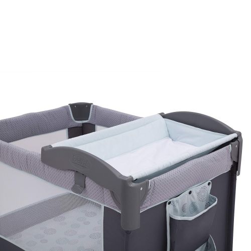  Delta Children LX Deluxe Portable Baby Play Yard With Removable Bassinet and Changing Table, Eclipse