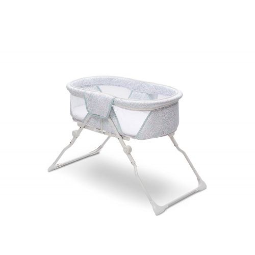  Delta Children EZ Fold Ultra Compact Travel Bassinet, Inner Circle