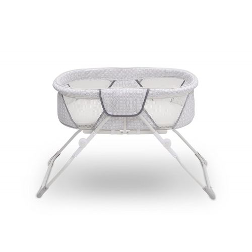  Delta Children EZ Fold Ultra Compact Travel Bassinet, Inner Circle