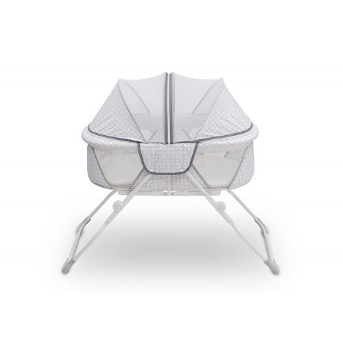  Delta Children EZ Fold Ultra Compact Travel Bassinet, Inner Circle