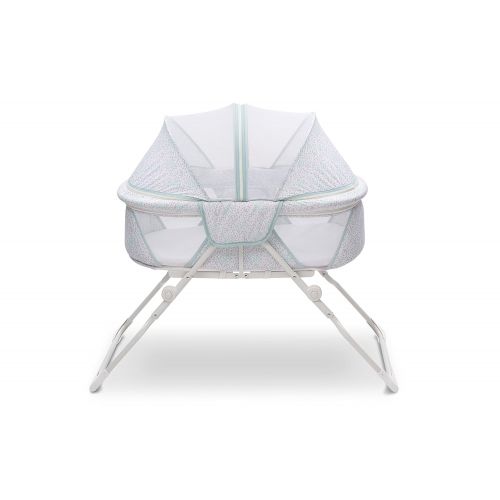  Delta Children EZ Fold Ultra Compact Travel Bassinet, Inner Circle