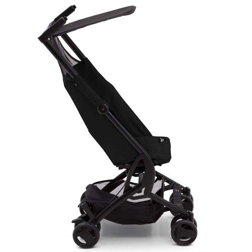  The Clutch Stroller by Delta Children - Lightweight Compact Folding Stroller - Includes Travel Bag - Fits Airplane Overhead Storage - Black