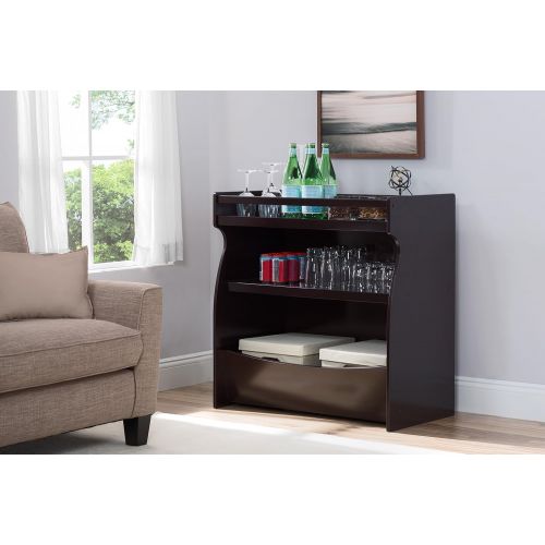  Delta Children 2-in-1 Changing Table and Storage Unit, Dark Chocolate