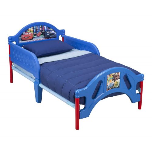  Delta Children Plastic Toddler Bed, Disney/Pixar Cars