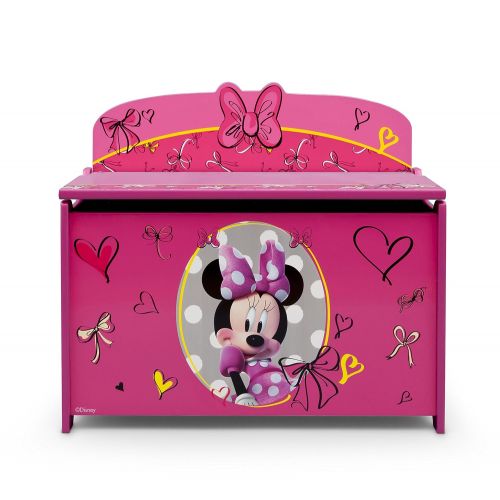  Delta Children Deluxe Toy Box, Disney Minnie Mouse