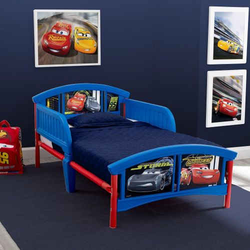  Delta Children Plastic Toddler Bed, Disney/Pixar Cars