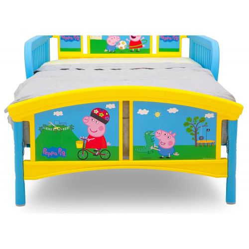  Delta Children Plastic Toddler Bed, Peppa Pig