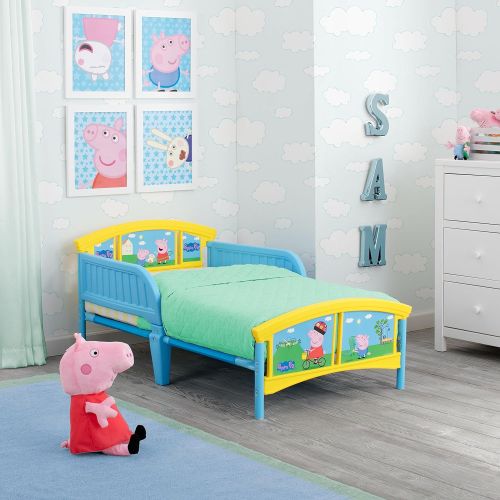  Delta Children Plastic Toddler Bed, Peppa Pig