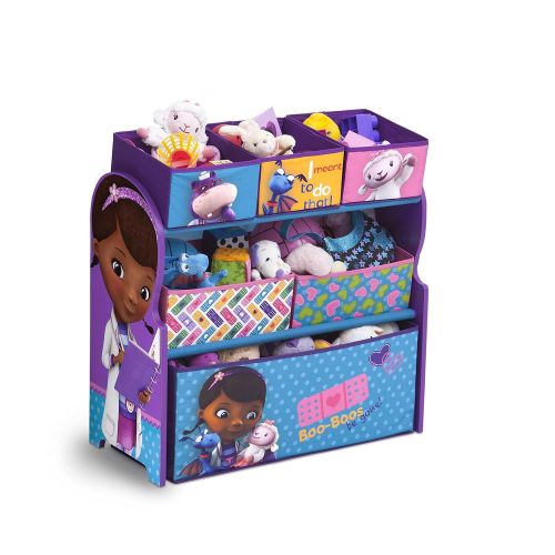  Delta Children Multi-Bin Toy Organizer, Disney Junior Doc McStuffins