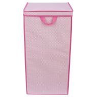Delta Children Enterprise Tall Nursery Clothing Hamper, Barely Pink Polka Dot