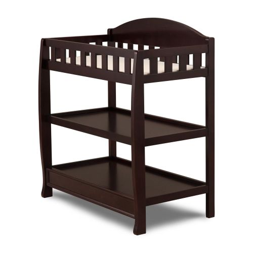  [아마존베스트]Delta Children Infant Changing Table with Pad, Dark Chocolate