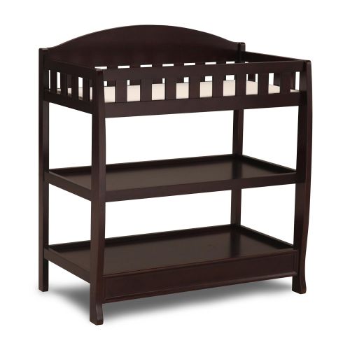  [아마존베스트]Delta Children Infant Changing Table with Pad, Dark Chocolate