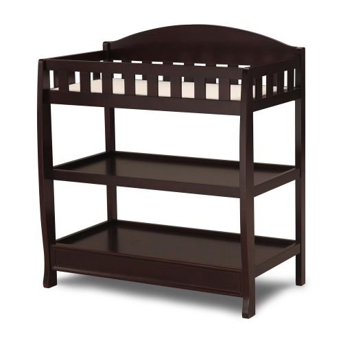  [아마존베스트]Delta Children Infant Changing Table with Pad, Dark Chocolate