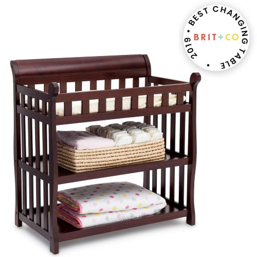  [아마존베스트]Delta Children Eclipse Changing Table, Dark Chocolate