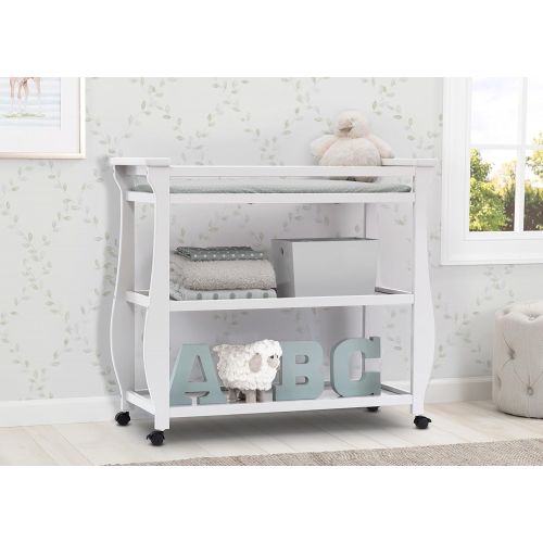  [아마존베스트]Delta Children Lancaster Changing Table, Bianca White