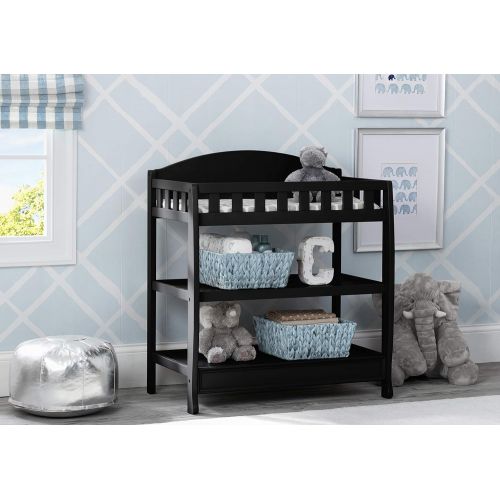  [아마존베스트]Delta Children Infant Changing Table with Pad, Black