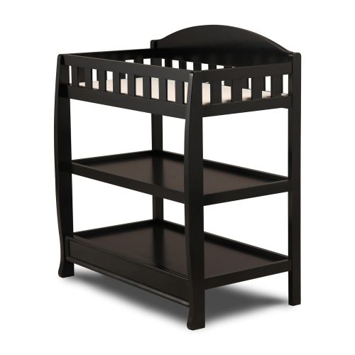  [아마존베스트]Delta Children Infant Changing Table with Pad, Black