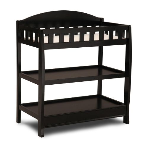  [아마존베스트]Delta Children Infant Changing Table with Pad, Black