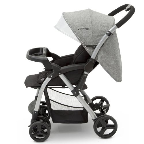  [아마존베스트]Jeep Unlimited Reversible Handle Stroller, Grey Tweed