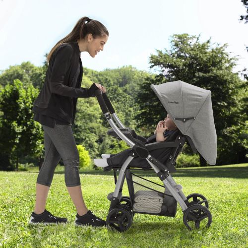  [아마존베스트]Jeep Unlimited Reversible Handle Stroller, Grey Tweed