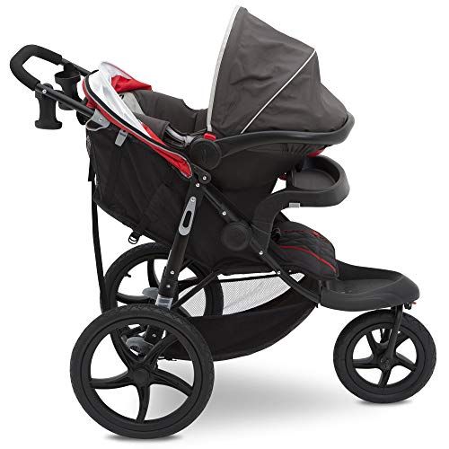  [아마존베스트]Jeep Classic Jogging Stroller, Red