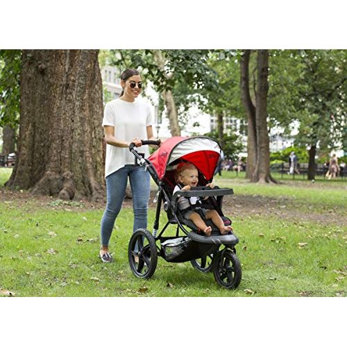  [아마존베스트]Jeep Classic Jogging Stroller, Red