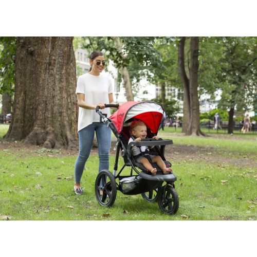  [아마존베스트]Jeep Classic Jogging Stroller, Red