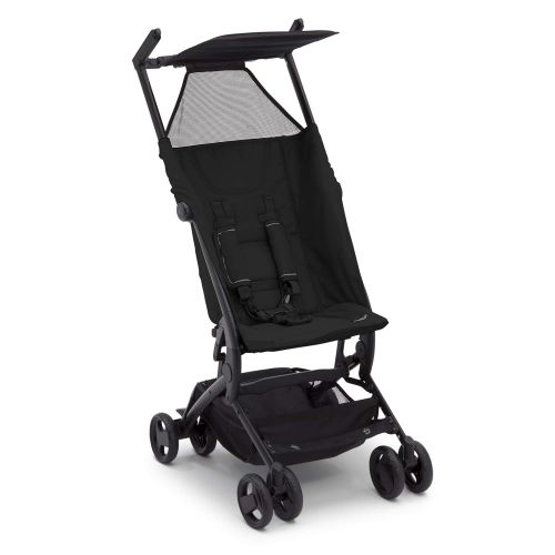  [아마존베스트]The Clutch Stroller by Delta Children - Lightweight Compact Folding Stroller - Includes Travel Bag - Fits Airplane Overhead Storage - Black