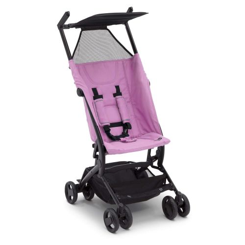  [아마존베스트]The Clutch Stroller by Delta Children - Lightweight Compact Folding Stroller - Includes Travel Bag - Fits Airplane Overhead Storage - Pink