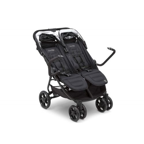  [아마존베스트]Delta Children Jeep Destination Ultralight Side x Side Double Stroller, Midnight (Black)