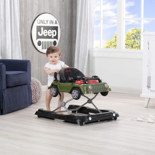  [아마존베스트]Jeep Classic Wrangler 3-in-1 Grow with Me Walker, Anniversary Green