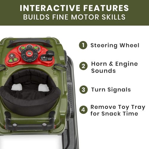  [아마존베스트]Jeep Classic Wrangler 3-in-1 Grow with Me Walker, Anniversary Green