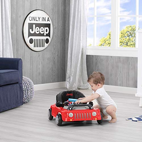  [아마존베스트]Jeep Classic Wrangler 3-in-1 Grow with Me Walker, Red