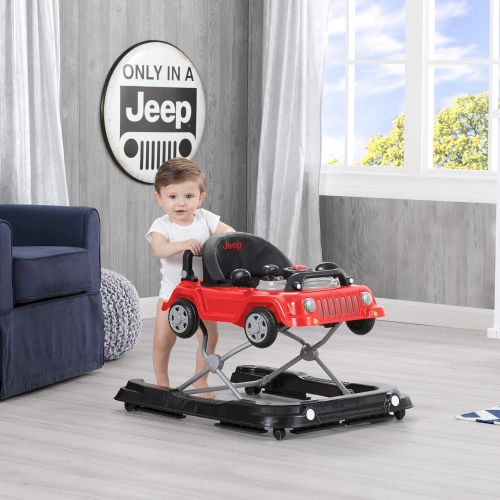  [아마존베스트]Jeep Classic Wrangler 3-in-1 Grow with Me Walker, Red