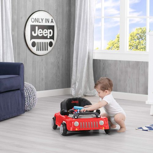  [아마존베스트]Jeep Classic Wrangler 3-in-1 Grow with Me Walker, Red