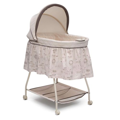  [아마존베스트]Delta Children Deluxe Sweet Beginnings Bassinet, Playtime Jungle