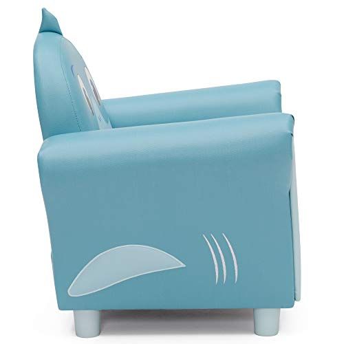  [아마존베스트]Delta Children Cozy Childrens Chair - Fun Animal Character, Blue Shark