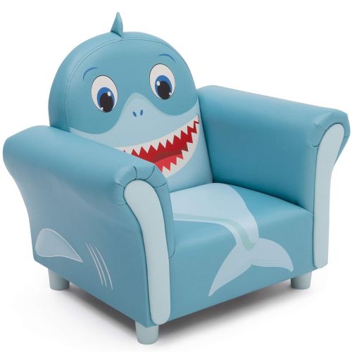  [아마존베스트]Delta Children Cozy Childrens Chair - Fun Animal Character, Blue Shark