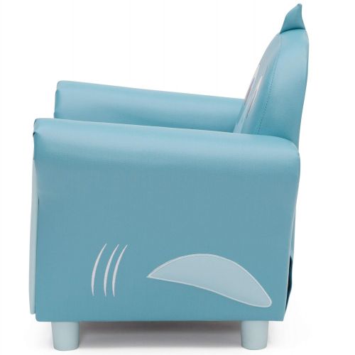  [아마존베스트]Delta Children Cozy Childrens Chair - Fun Animal Character, Blue Shark