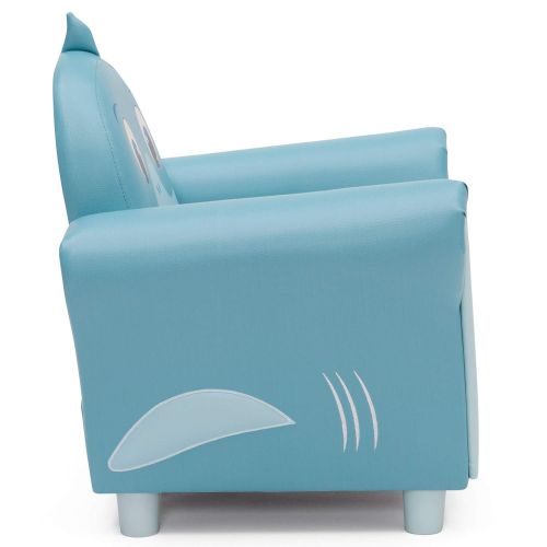  [아마존베스트]Delta Children Cozy Childrens Chair - Fun Animal Character, Blue Shark