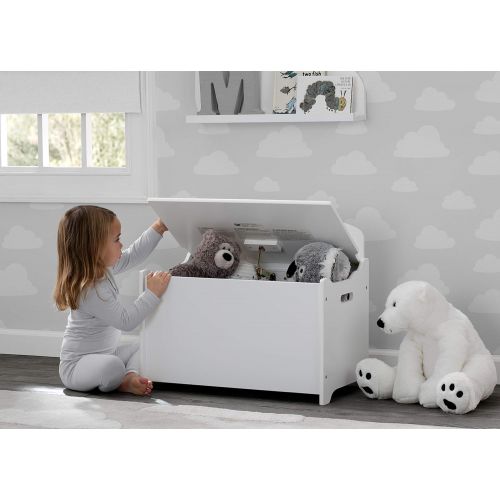  [아마존베스트]Delta Children MySize Deluxe Toy Box, Bianca White