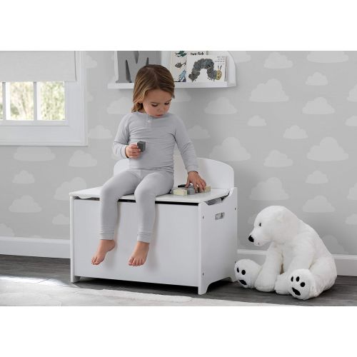  [아마존베스트]Delta Children MySize Deluxe Toy Box, Bianca White