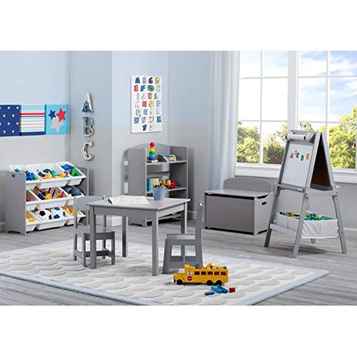  [아마존베스트]Delta Children MySize 9 Bin Plastic Toy Organizer, Grey