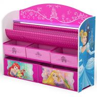 [아마존베스트]Delta Children Deluxe Book & Toy Organizer, Disney Princess