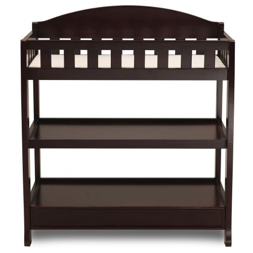  Delta Children Infant Changing Table with Pad, Dark Chocolate