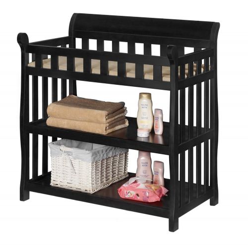  Delta Children Eclipse Changing Table with Changing Pad, Black